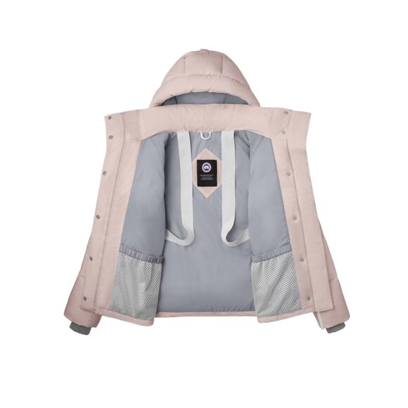 NWT Canada Goose Junction Parka Hooded Puffer Jacket Pink Lemonade Down Filled - Picture 4 of 12